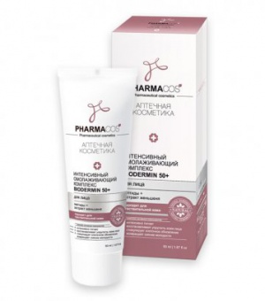 Pharmacos veido kremas 50+ su intensyviu odos atjauninimo kompleksu BIODERMIN 50 ml