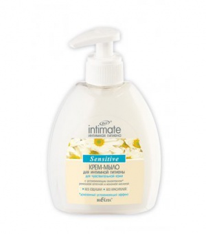 INTIMATE Kreminis prausiamas muilas intymiai higienai jautriai odai 300 ml