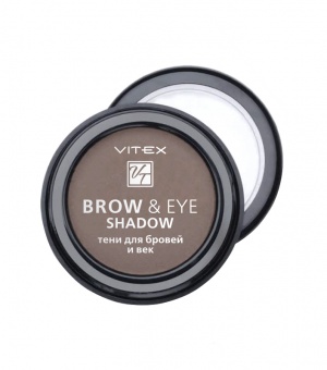 VITEX antakių ir akių vokų šešėliai BROW & EYE spalva švelni šviesi RUDA 1 vnt.