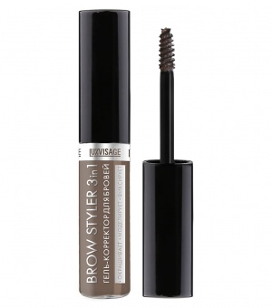 Luxvisage BROW STYLER ANTAKIŲ ŽELĖ su spalva: 3 MOKA su šepetėliu 5.5 g