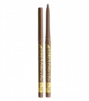 Luxvisage BROW FILLER & FIX MECHANINIS ANTAKIŲ Pieštukas NR: 501 PILKAI RUDAS - taupe 1 vnt.