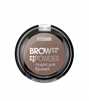 Luxvisage Brow Powder ANTAKIŲ PUDRA 2 SOFT BROWN RUDA 1 vnt.