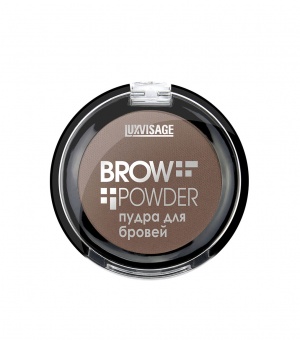 Luxvisage Brow Powder ANTAKIŲ PUDRA 4 TAMSI, PILKAI RUDA 1 vnt.