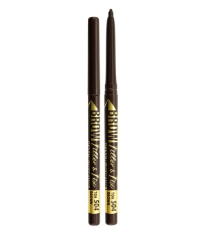LUXVISAGE BROW FILLER MECHANINIS ANTAKIŲ PIEŠTUKAS 504 TAMSIAI RUDAS 1 VNT.