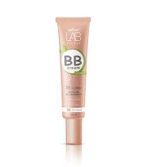 LAB Colour BB kremas su spalva be aliejų, be silikonų 02 NATURAL 30 ml