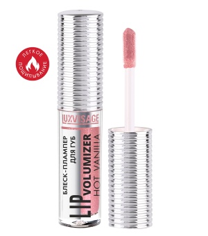 Lūpų PUTLINTOJAS BLIZGIS karšta vanilė Luxvisage 305 MIŠKO ROŽĖ