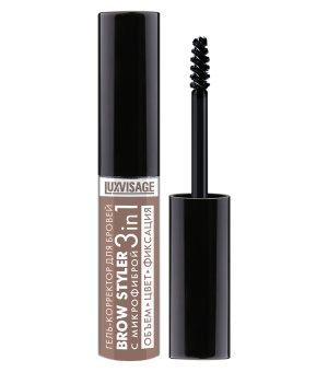 Luxvisage BROW STYLER ANTAKIŲ ŽELĖ spalva: 02 KAPUČINO su šepetėliu 5.5 g