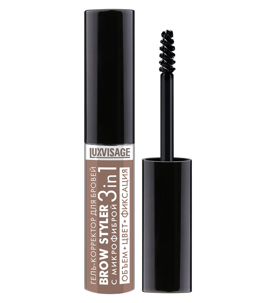 Luxvisage BROW STYLER ANTAKIŲ ŽELĖ spalva: 02 KAPUČINO su šepetėliu 5.5 g