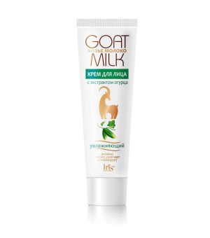IRIS OŽKOS PIENO + AGURKŲ drėkinamasis veido kremas 100 ml