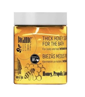 Tirštas medaus + PROPOLIO + LIEPŲ vonios muilas kūnui ir plaukams 500 ml