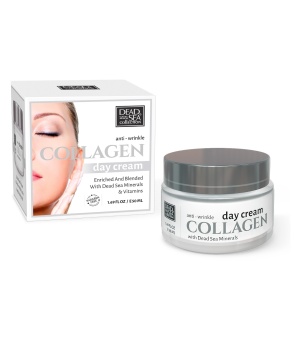DEAD SEA KOLAGENO + Negyvosios Jūros mineralų jauninantis DIENINIS veido kremas 50 ml