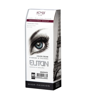 ELITAN Antakių, blakstienų dažai Grafitas 50 ml + 50 ml