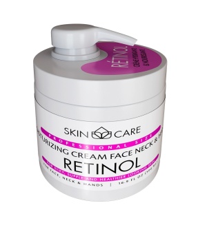 Retinol Drėkinamasis, maitinamasis veido, kaklo, rankų kremas su retinoliu 500 ml