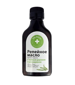 Varnalėšų aliejus nuo pleiskanų su arbatmedžio, rozmarinų aliejumi 100 ml