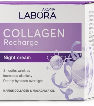 Collagen Recharge NAKTINIS veido kremas „Kolageno įkrova“ SPF30, 50 ml