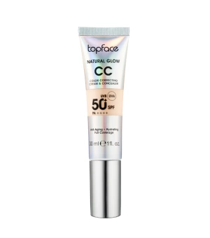 TOPFACE LENGVAS CC kremas maskuoklis su spalva SPF50+ 30 ml