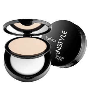 TOPFACE Instyle Wet & Dry veido pudra sausam + drėgnam naudojimui 002 10 g