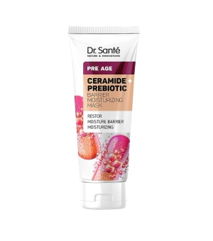 DR. SANTE ANTI-AGE sauganti drėkinamoji kaukė su keramidais + prebiotikais 75 ml