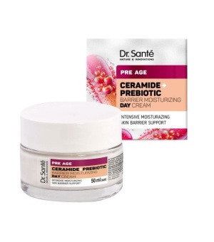 DR. SANTE ANTI AGE drėkinamasis dieninis kremas SAUSAI ODAI su keramidais + prebiotikais 50 ml