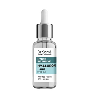 DR. SANTE drėgmės suteikiantis intensyvus veido serumas Hialuron + Aloe vera 30 ml