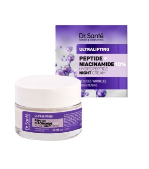 DR. SANTE Ultra lifting NAKTINIS kremas su peptidais + niacinamidu 50 ml